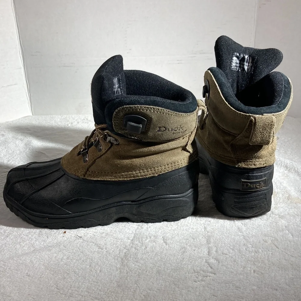 Mens Tan and Black Original Duck Boots